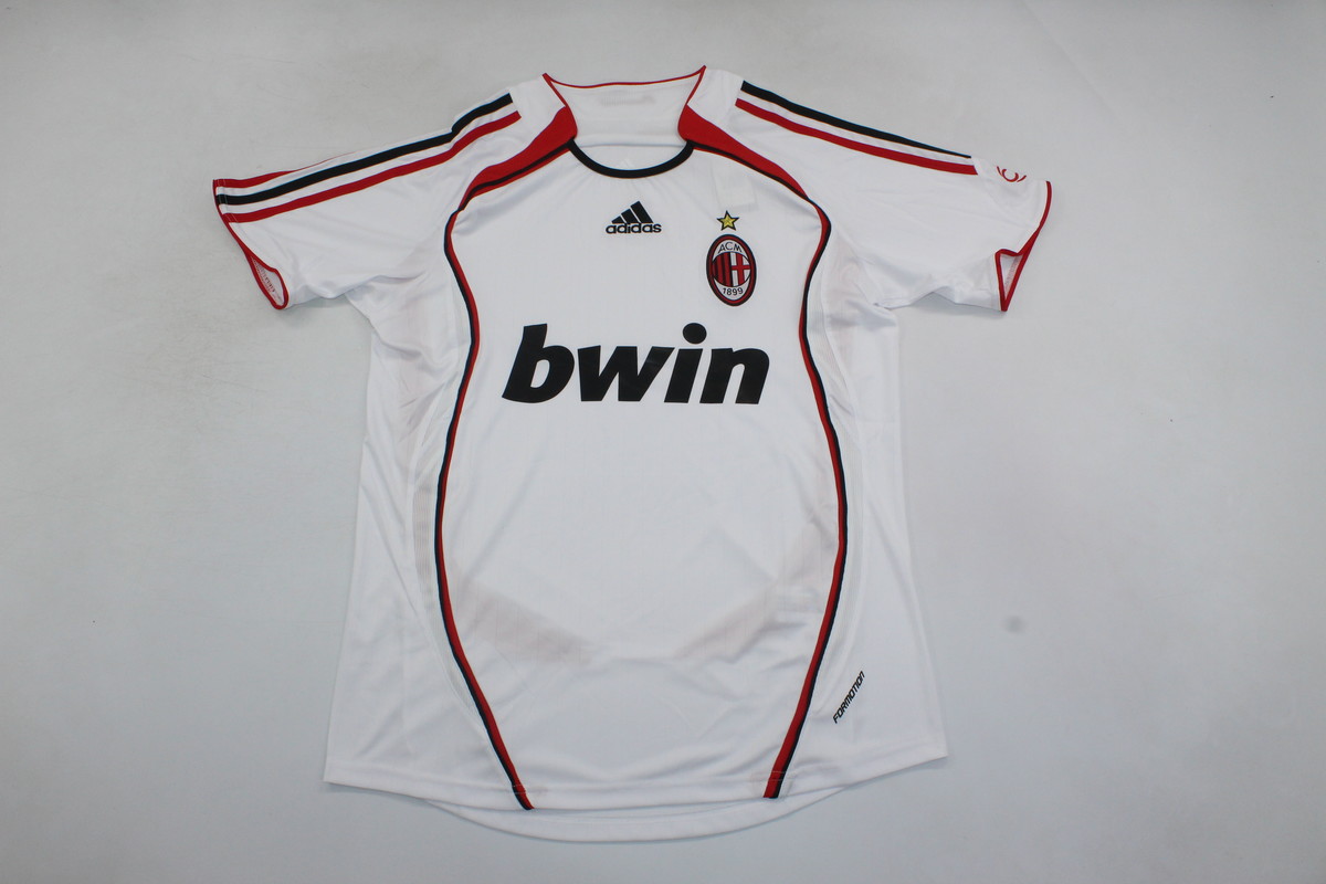 AAA Quality AC Milan 06/07 Away White Soccer Jersey